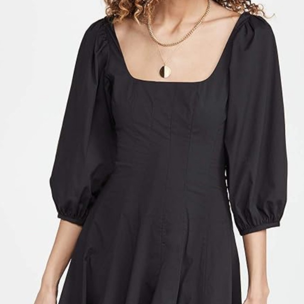 STAUD NWT Black Women's Wells Dress Size 4
